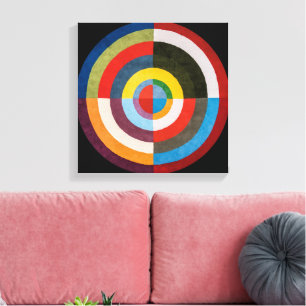 Erste Scheibe Robert Delaunay Leinwanddruck