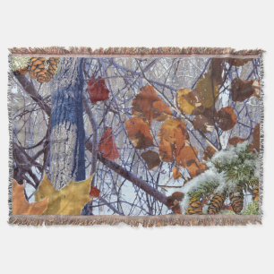 Erste Schnee Winter Camouflage Dekoration Decke