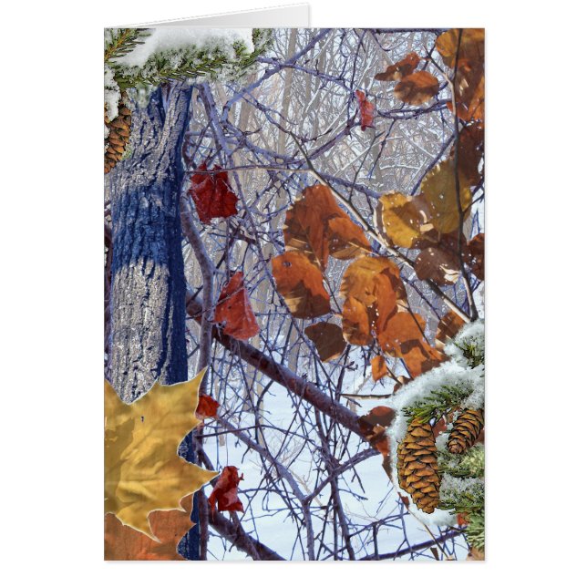 Erste Schnee Winter Camouflage Print (Vorne)