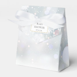 Erste Schneeflocken Winter Baby Dusche Geschenkschachtel
