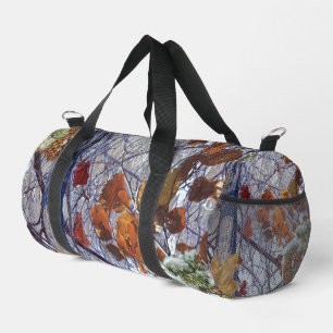 Erste Schneewinterszene Camouflage-Malerei Duffle Bag