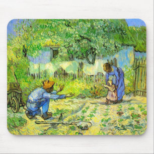 Erste Schritte, 1890 Vincent van Gogh. Mousepad