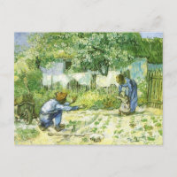 Erste Schritte, 1890 Vincent van Gogh.