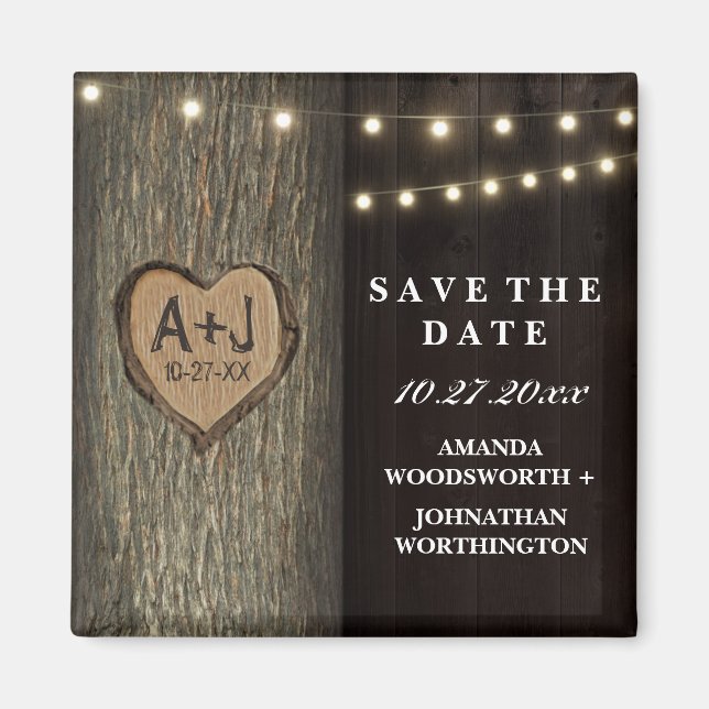 Erste Schritte Alte Eiche Hochzeit speichern das D Magnet (Vorne)