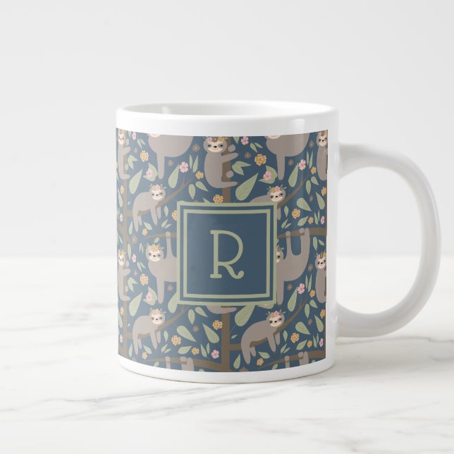 Erste Schritte hinzufügen| Niedliches Muster für d Jumbo-Tasse (Rechts)
