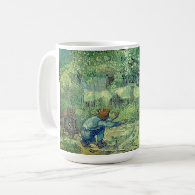 Erste Schritte Kaffeetasse (Vorderseite Links)