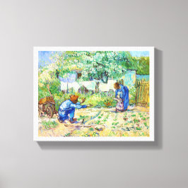 Erste Schritte (nach Millet) Vincent van Gogh Art Leinwanddruck