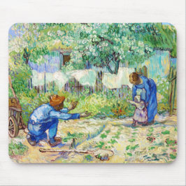 Erste Schritte (nach Millet) Vincent van Gogh Art Mousepad