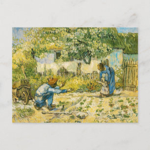 Erste Schritte von Vincent van Gogh 1890 Postkarte