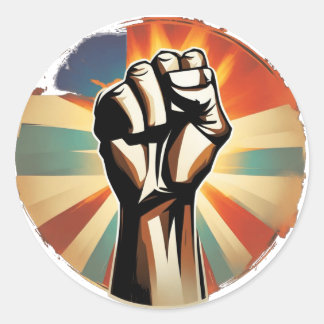 ERSTE SERIE ERHÖHT - Retro-Abzeichen Runder Aufkleber