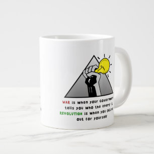 Erste Solidarität gegen staatliche Tyrannei Jumbo-Tasse