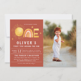 Erste Sonnenreise | 1. Geburtstag Party Einladung