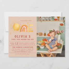 Erste Sonnenreise | 1. Geburtstag Party Einladung