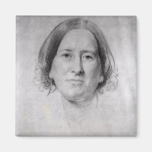 Erste Studie für das Porträt von George Eliot Magnet