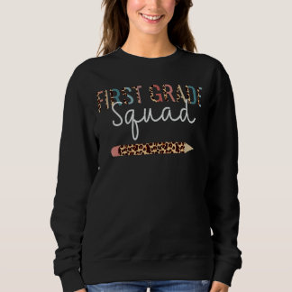 Erste Stufe bis Leopard für 1. Klasse T Sweatshirt