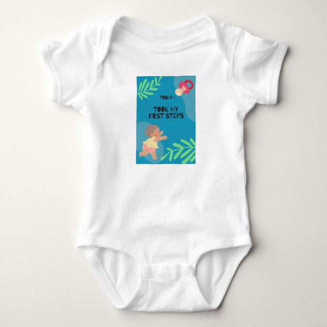 Erste Stufe des Babys Baby Strampler (Vorderseite)