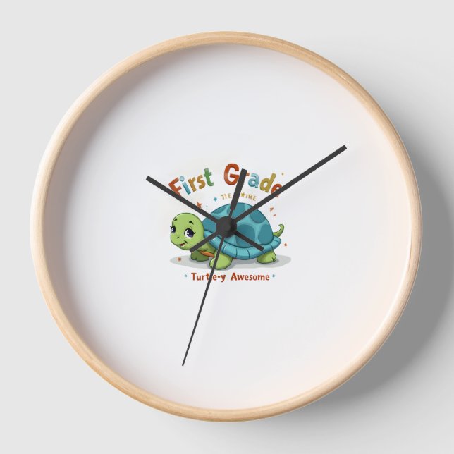 Erste Stufe Schildkröte-y Phantastisch 1. Stufe Zu Uhr (Vorderseite)