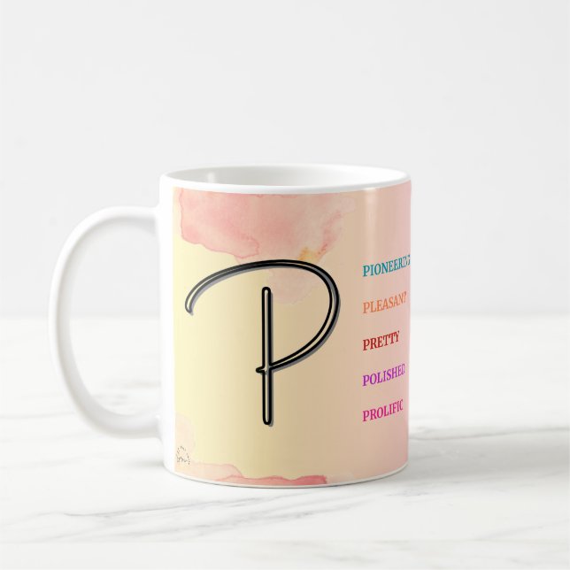Erste Tasse "P" (11oz) (Links)