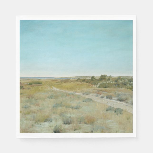 Erste Touch Herbst: Landschaft im Staat von New Yo Serviette (Vorderseite)