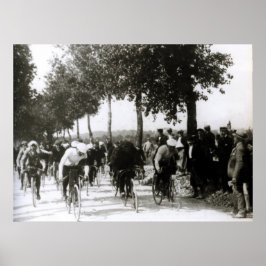 Erste Tour de France 1903 Erster Kilometer Radweg Poster