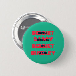 Erste und letzte Namen von Stolz- und Vorurteile Button