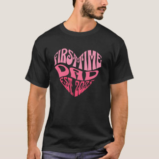 Erste Vater Est.2025 Bekanntgabe der Schwangerscha T-Shirt