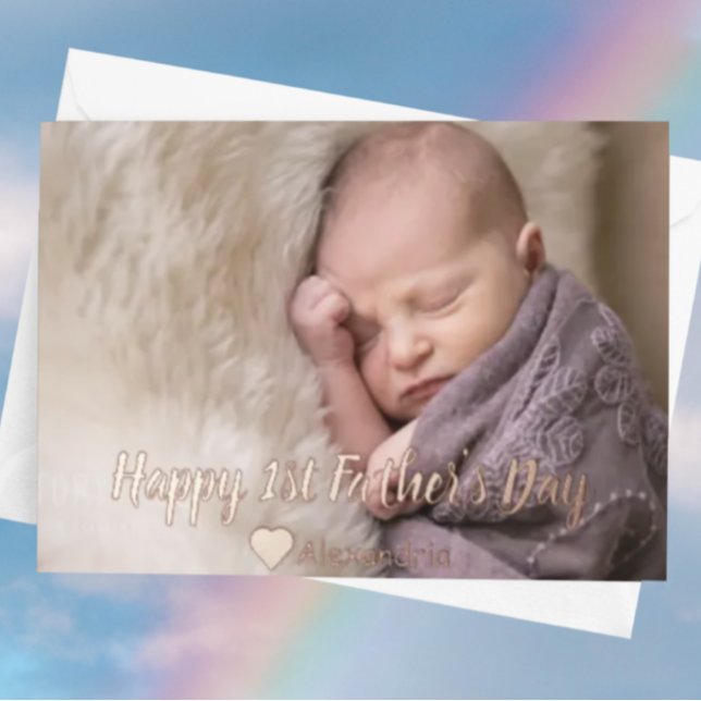 Erste Vatertagskarte Folieneinladung (Von Creator hochgeladen)