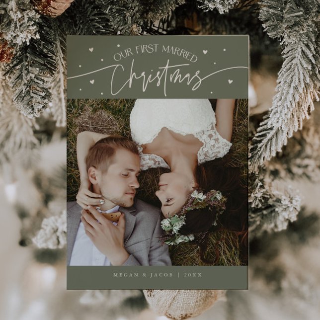 Erste Verheiratete Weihnachtsfeier New Foto Sage G Feiertagskarte (Von Creator hochgeladen)