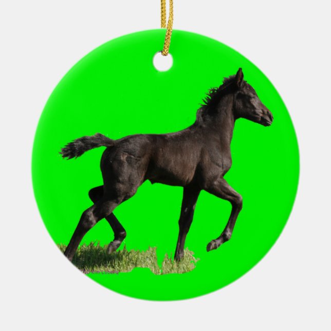 Erste Verzierung des kleinen Keramik Ornament (Vorne)