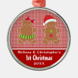 Erste Verzierung des Zwillingsbruder-Babys Ornament Aus Metall