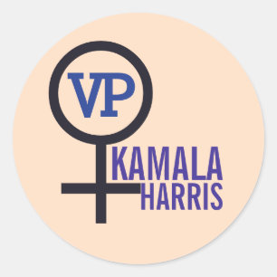 Erste Vizepräsidentin Kamala Harris Runder Aufkleber