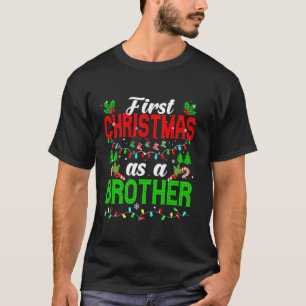 Erste Weihnachten als Bruder Familie Weihnachten L T-Shirt