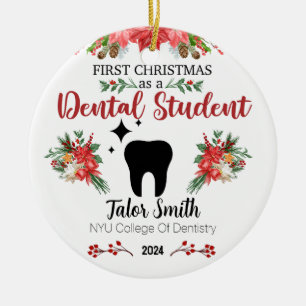 Erste Weihnachten als Dentalschmuck Keramik Ornament
