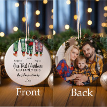Erste Weihnachten als eine Familie von 3 benutzerd