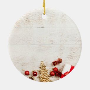 Erste Weihnachten als Großeltern Keramik Ornament