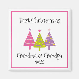 Erste Weihnachten als Großeltern Magnet