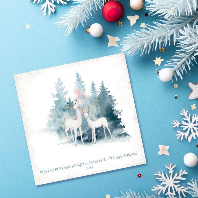 Erste Weihnachten als Großeltern Wald Hirsch (Von Creator hochgeladen)