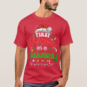 Erste Weihnachten als Großvater Weihnachtsmannmütz T-Shirt