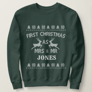 Erste Weihnachten als Herr und Frau, Weihnachtssüß Sweatshirt