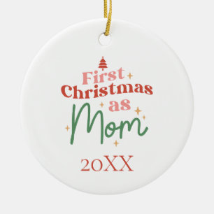 Erste Weihnachten als Junge Mutter der Mama Weihna Keramik Ornament