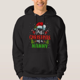 Erste Weihnachten als Nanny Hat Weihnachtsmann-Gen Hoodie
