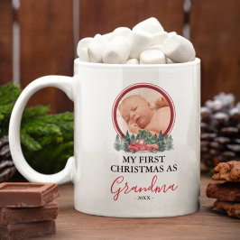 Erste Weihnachten als Oma-Foto Kaffeetasse