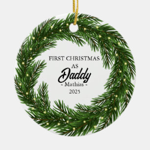 Erste Weihnachten als Papa, New Dad Ornament