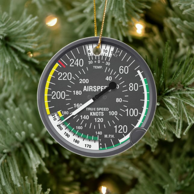 Erste Weihnachten als Pilot Keramik Ornament (Baum)