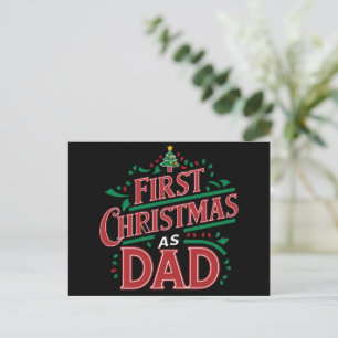 Erste Weihnachten als Vater, der Weihnachten passt
