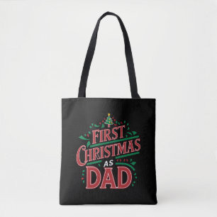 Erste Weihnachten als Vater, der Weihnachten passt Tasche