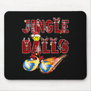 Erste Weihnachten als Vater Jingle Volleyball Papa Mousepad