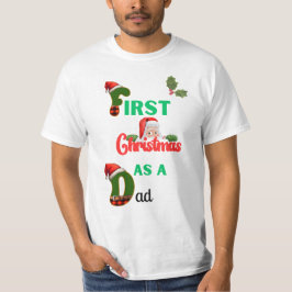 Erste Weihnachten als VATER T-Shirt