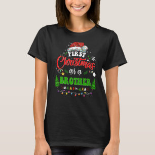 Erste Weihnachten als Weihnachtsmannmütze für den  T-Shirt