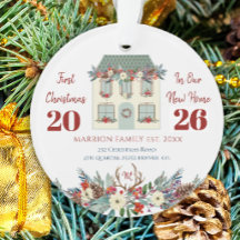 Erste Weihnachten in der New Zuhause Housewarming-